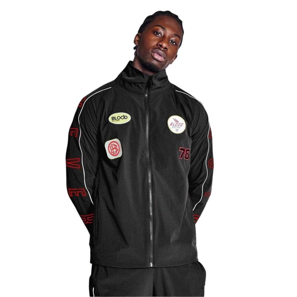 Blood Brother Mens Patch Track Jacket / Black